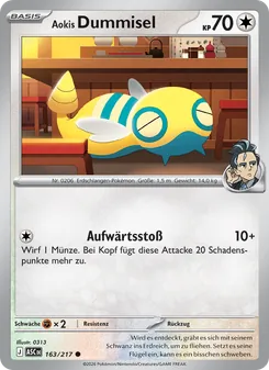 Aokis Dummisel, Karte 163 aus Erhabene Helden