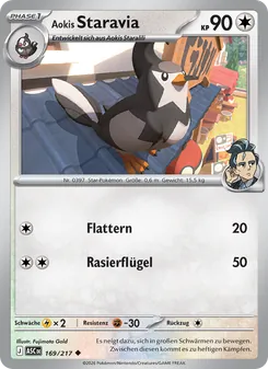Aokis Staravia, Karte 169 aus Erhabene Helden