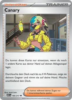 Canary, Karte 185 aus Erhabene Helden