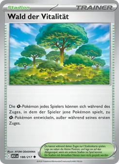 Wald der Vitalität, Karte 188 aus Erhabene Helden