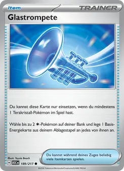 Glastrompete, Karte 189 aus Erhabene Helden