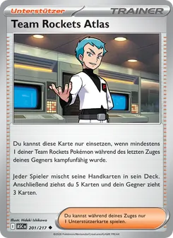 Team Rockets Atlas, Karte 201 aus Erhabene Helden