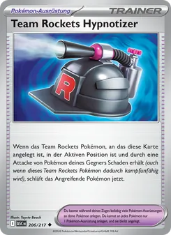 Team Rockets Hypnotizer, Karte 206 aus Erhabene Helden