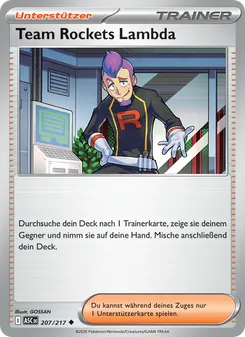 Team Rockets Lambda, Karte 207 aus Erhabene Helden