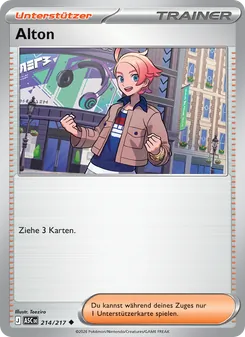 Alton, Karte 214 aus Erhabene Helden