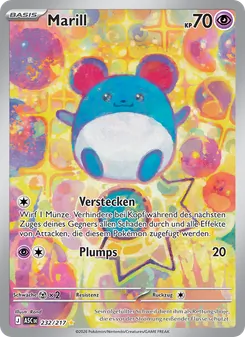 Marill, Karte 232 aus Erhabene Helden