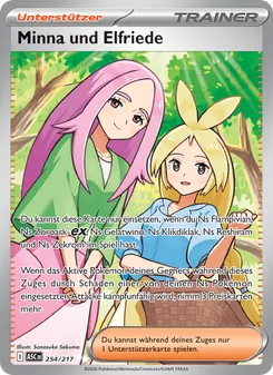Minna und Elfriede, Karte 254 aus Erhabene Helden