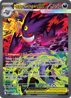 Mega-Gengar-ex, Karte 284 aus Erhabene Helden