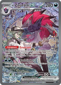 Ns Zoroark-ex, Karte 286 aus Erhabene Helden
