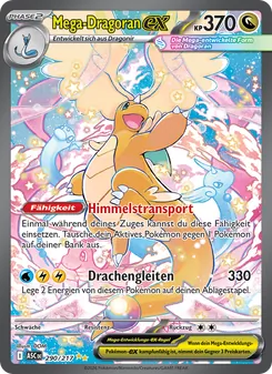 Mega-Dragoran-ex, Karte 290 aus Erhabene Helden