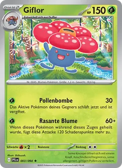 Giflor, Karte 003 aus Fatale Flammen
