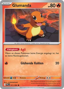 Glumanda, Karte 011 aus Fatale Flammen