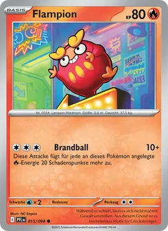 Flampion, Karte 015 aus Fatale Flammen
