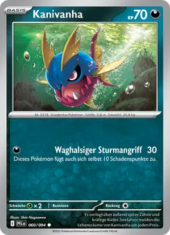 Kanivanha, Karte 060 aus Fatale Flammen
