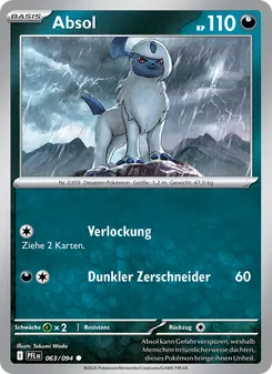 Absol, Karte 063 aus Fatale Flammen