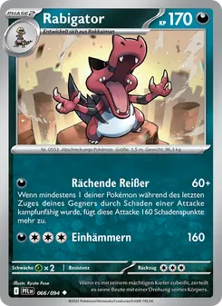 Rabigator, Karte 066 aus Fatale Flammen