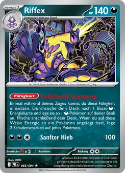 Riffex, Karte 068 aus Fatale Flammen