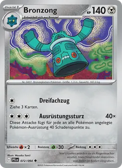 Bronzong, Karte 072 aus Fatale Flammen