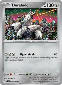Duraludon, Karte 074 aus Fatale Flammen
