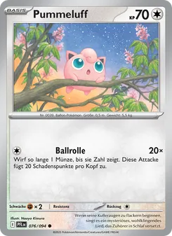 Pummeluff, Karte 076 aus Fatale Flammen
