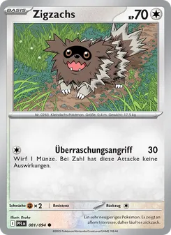 Zigzachs, Karte 081 aus Fatale Flammen
