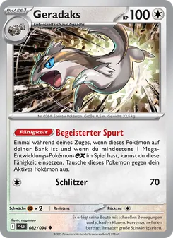 Geradaks, Karte 082 aus Fatale Flammen