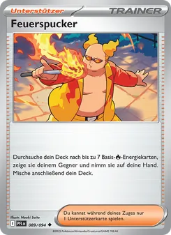 Feuerspucker, Karte 089 aus Fatale Flammen