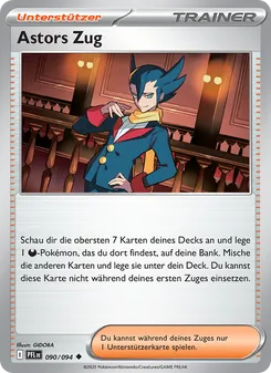 Astors Zug, Karte 090 aus Fatale Flammen