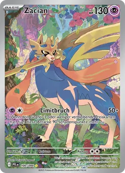 Zacian, Karte 100 aus Fatale Flammen