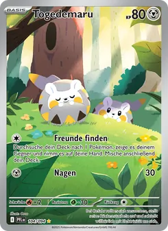 Togedemaru, Karte 104 aus Fatale Flammen