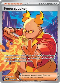 Feuerspucker, Karte 119 aus Fatale Flammen