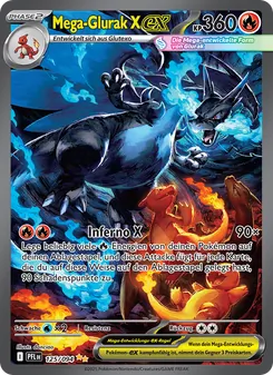 Mega-Glurak X-ex, Karte 125 aus Fatale Flammen