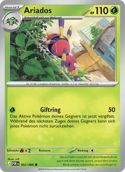 Ariados, Karte 002 aus Optimale Ordnung