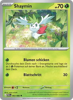 Shaymin, Karte 003 aus Optimale Ordnung