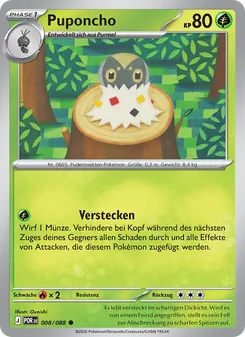Puponcho, Karte 008 aus Optimale Ordnung