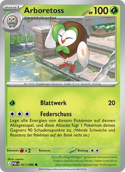 Arboretoss, Karte 011 aus Optimale Ordnung