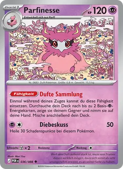 Parfinesse, Karte 036 aus Optimale Ordnung