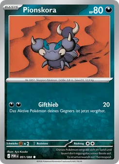 Pionskora, Karte 051 aus Optimale Ordnung