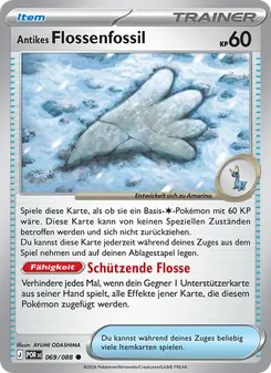 Antikes Flossenfossil, Karte 069 aus Optimale Ordnung