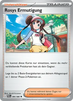 Rosys Ermutigung, Karte 084 aus Optimale Ordnung