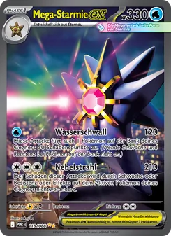 Mega-Starmie-ex, Karte 118 aus Optimale Ordnung