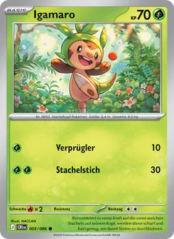 Igamaro, Karte 005 aus Wachsendes Chaos