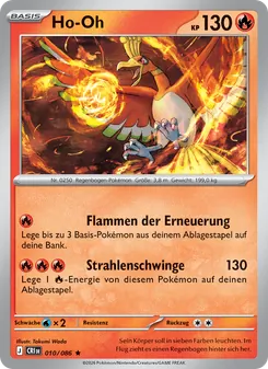 Ho-Oh, Karte 010 aus Wachsendes Chaos