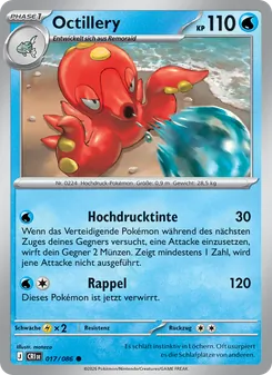 Octillery, Karte 017 aus Wachsendes Chaos