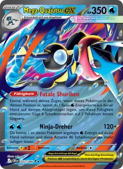 Mega-Quajutsu-ex, Karte 022 aus Wachsendes Chaos