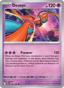 Deoxys, Karte 032 aus Wachsendes Chaos