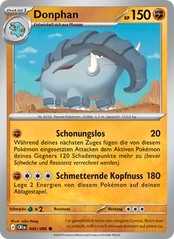 Donphan, Karte 045 aus Wachsendes Chaos
