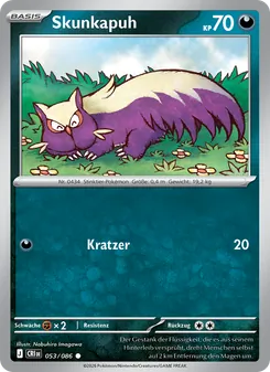 Skunkapuh, Karte 053 aus Wachsendes Chaos
