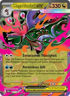 Mega-Tandrak-ex, Karte 065 aus Wachsendes Chaos