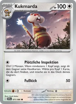 Kukmarda, Karte 071 aus Wachsendes Chaos